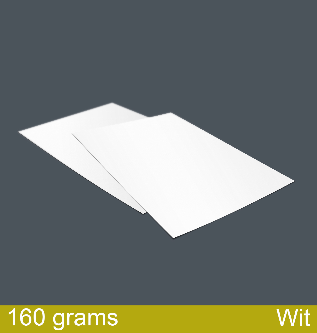 Zakje privacy Overblijvend Papier A4 wit blanco plano, 160 grams, 11.32.18 - Uitgeverij Cantharus
